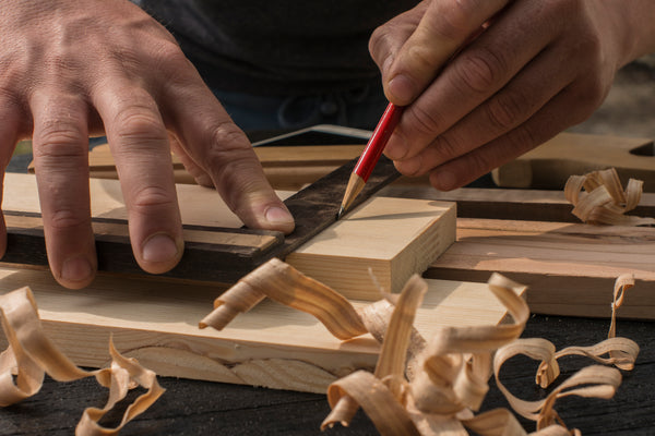 Skilled craftsmanship in custom woodworking, demonstrating precision for interior fit-out projects
