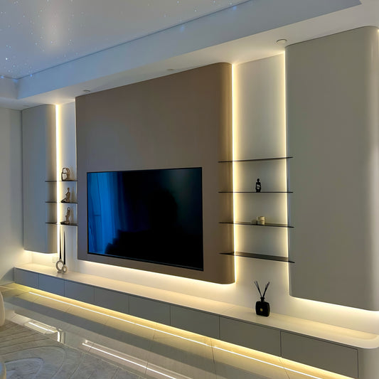 Ayla Curved Tv Unit